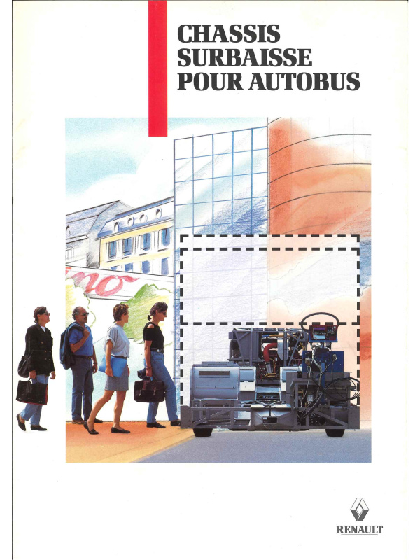 23-0351 brochure renault châssis surbaisse