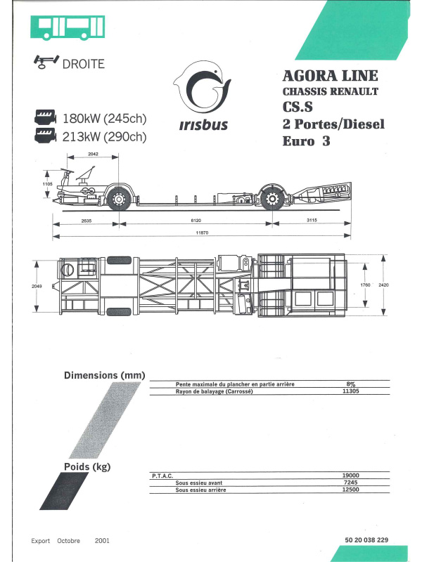 23-0362 brochure technique irisbus agora line