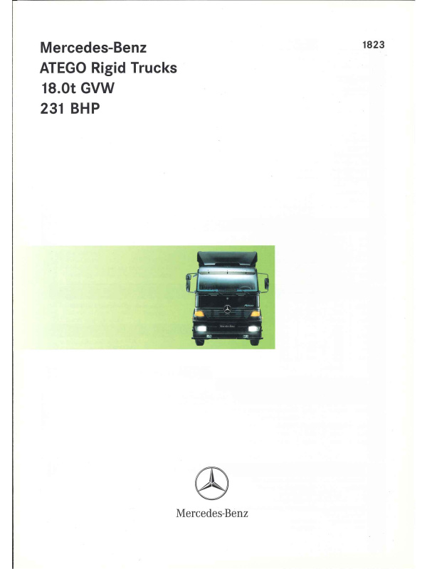23-0391 brochure technique mercedes atego 1823