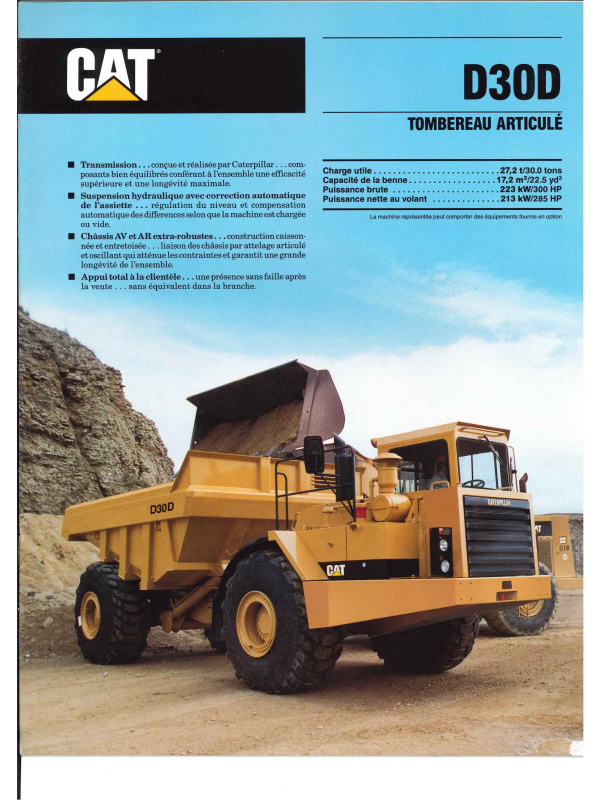 23-0409 caterpillar d30d brochure