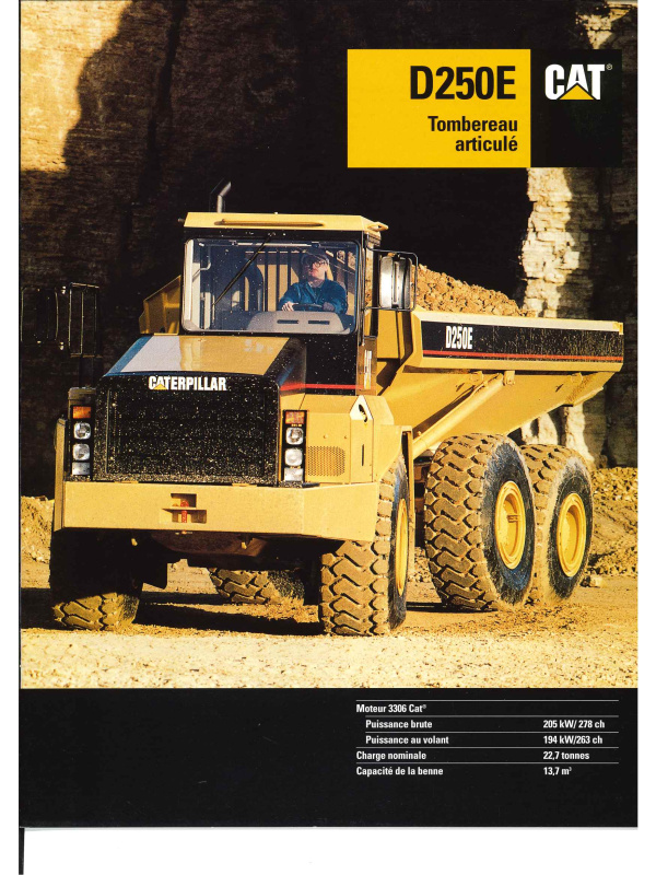 23-0410 caterpillar d250e brochure