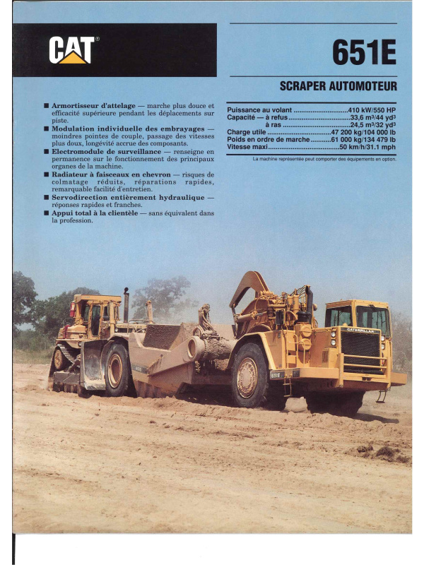 23-0413 brochure caterpillar 651e