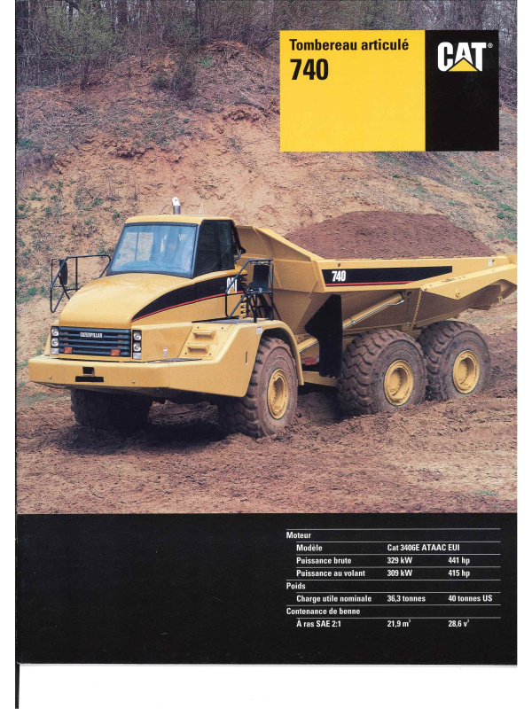 23-0418 caterpillar 740 brochure