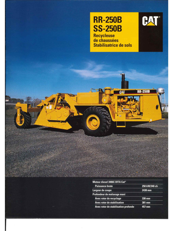 23-0425 caterpillar brochure rr-250b / ss-250b