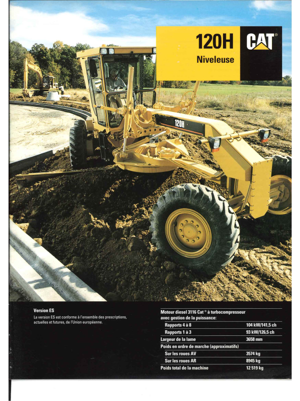 23-0426 caterpillar 120h brochure