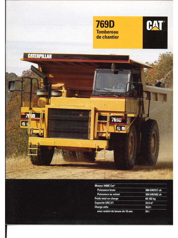 23-0429 caterpillar 769d brochure
