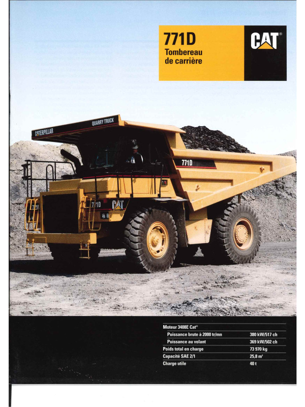 23-0430 caterpillar 771d brochure