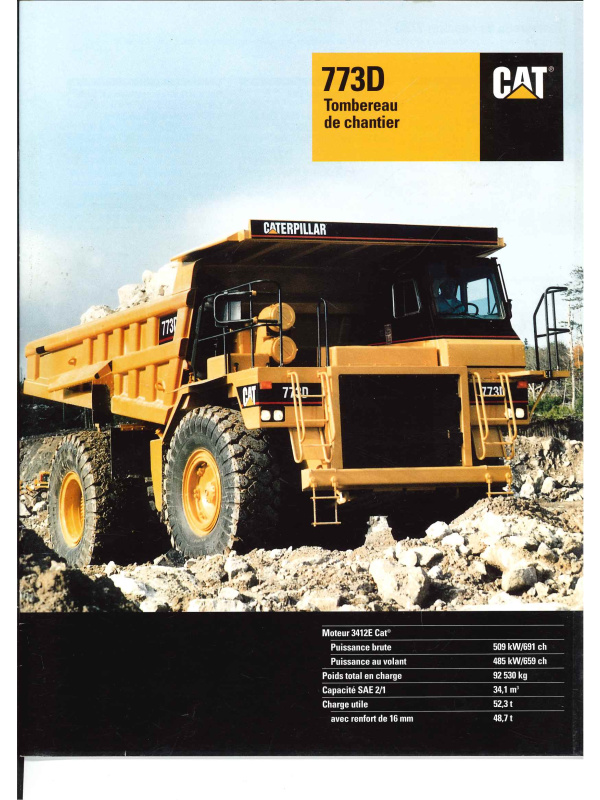 23-0431 caterpillar 773d brochure