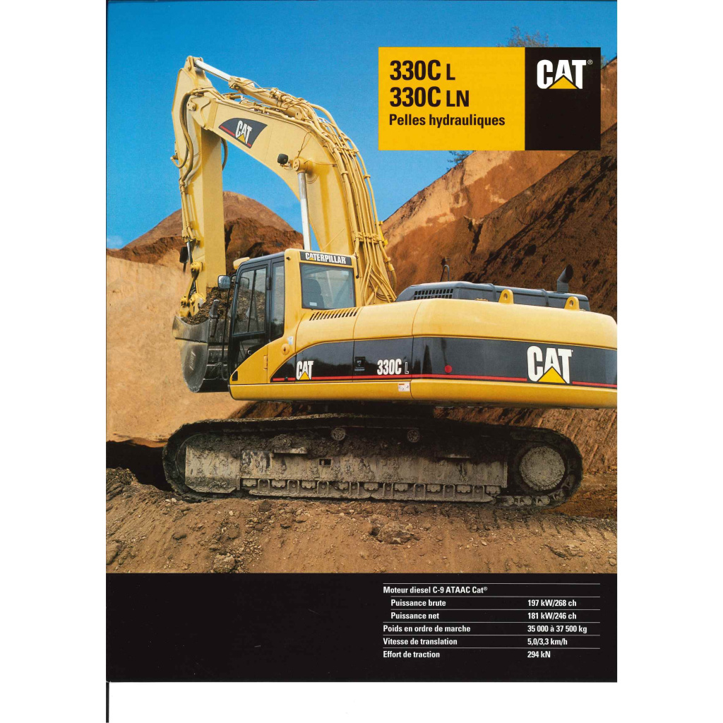23-0435 Brochure Caterpillar 330C L, 330C LN - MANUDOC