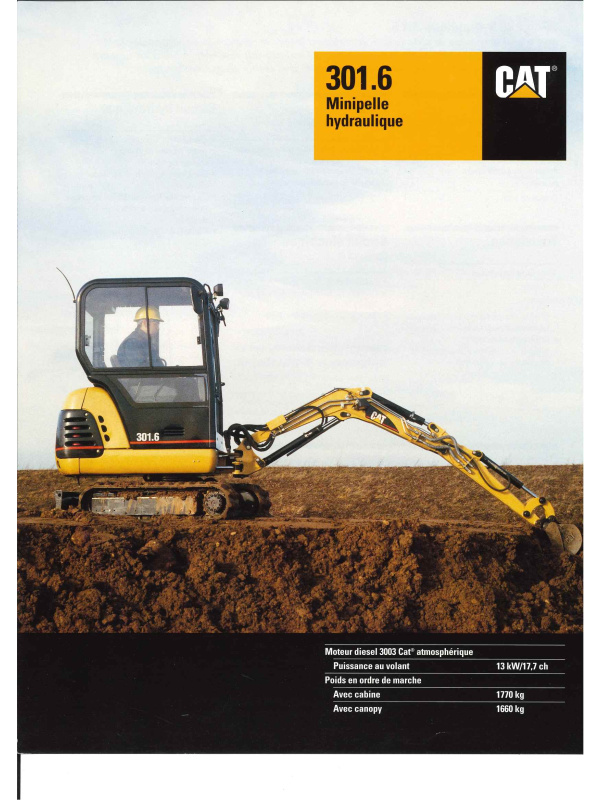 23-0438 caterpillar brochure 301.6