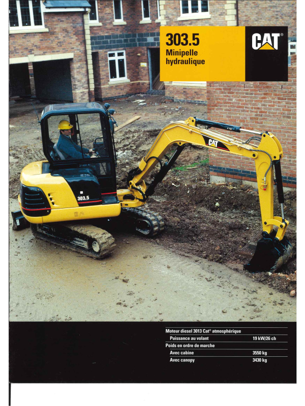 23-0441 caterpillar 303.5 brochure