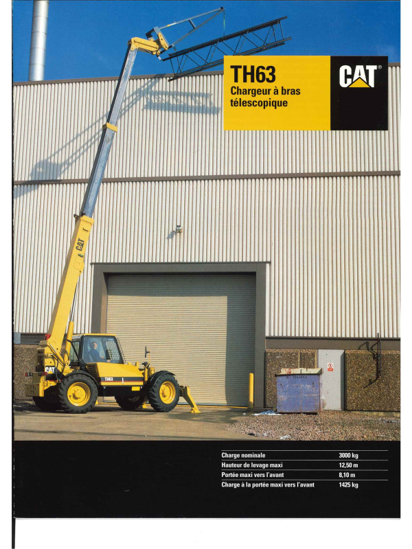 23-0455 caterpillar th63 brochure
