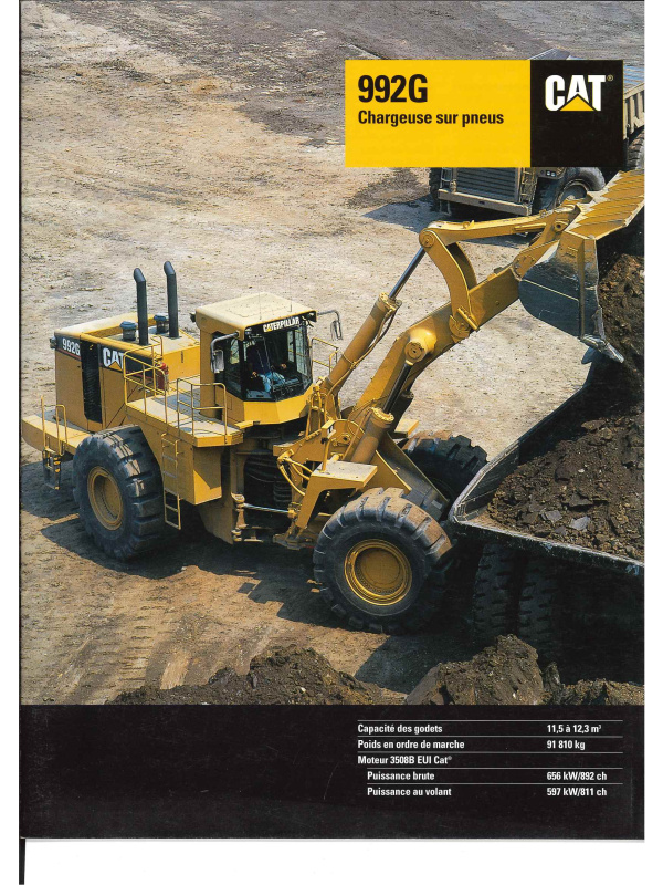 23-0467 caterpillar 992g brochure