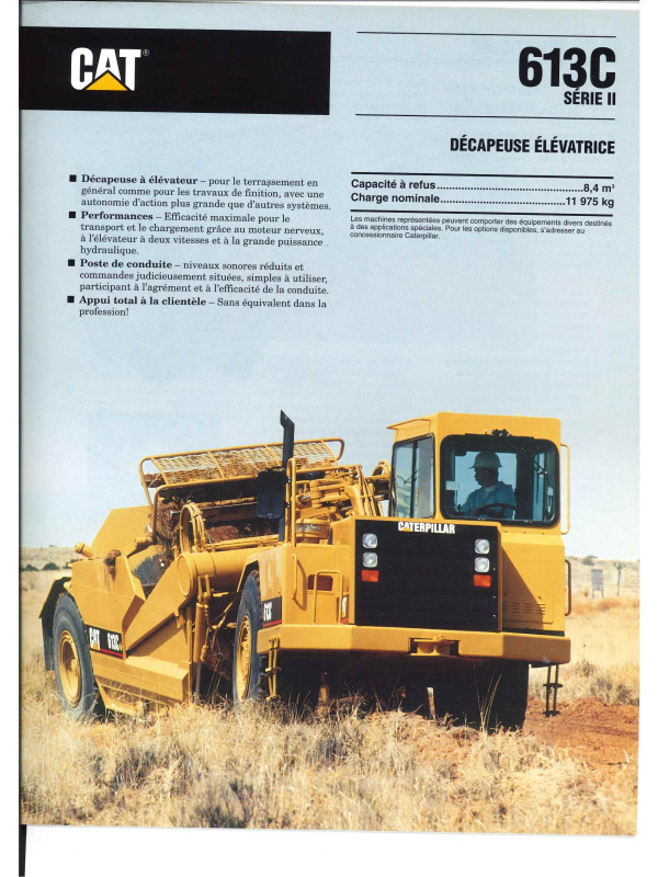 23-0471 caterpillar 613c brochure