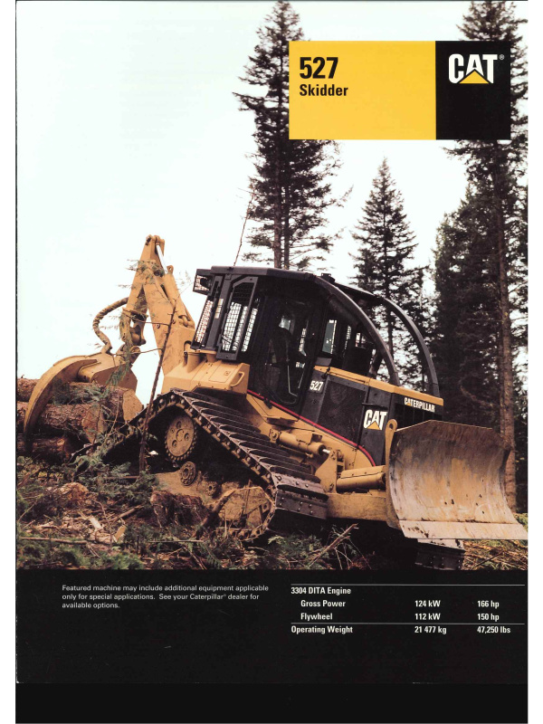 23-0477 brochure caterpillar 527