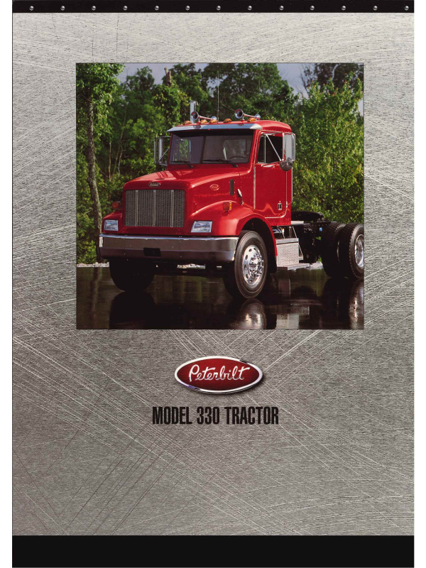 23-0522 brochure peterbilt model 330 tractor