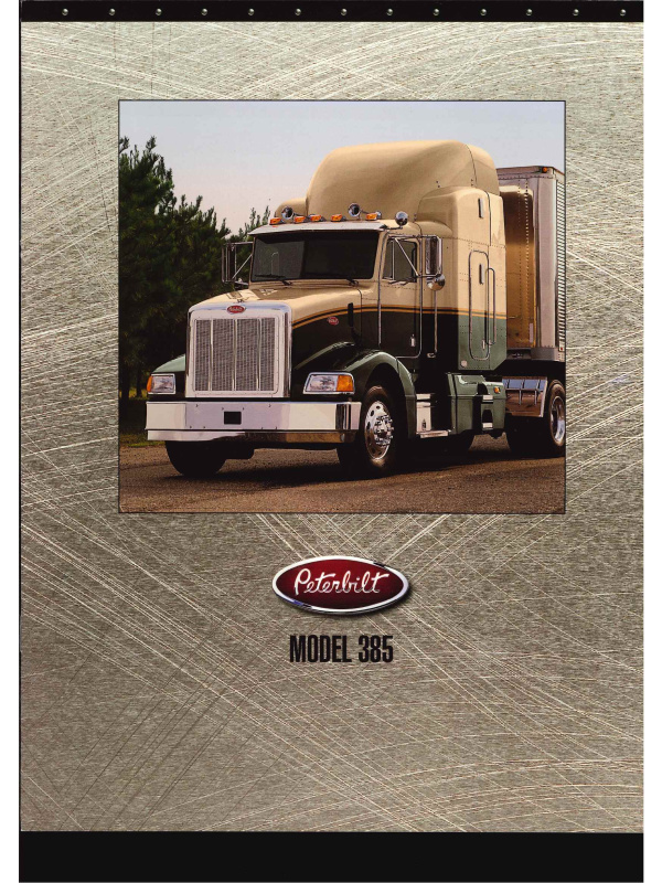 23-0530 brochure peterbilt model 385