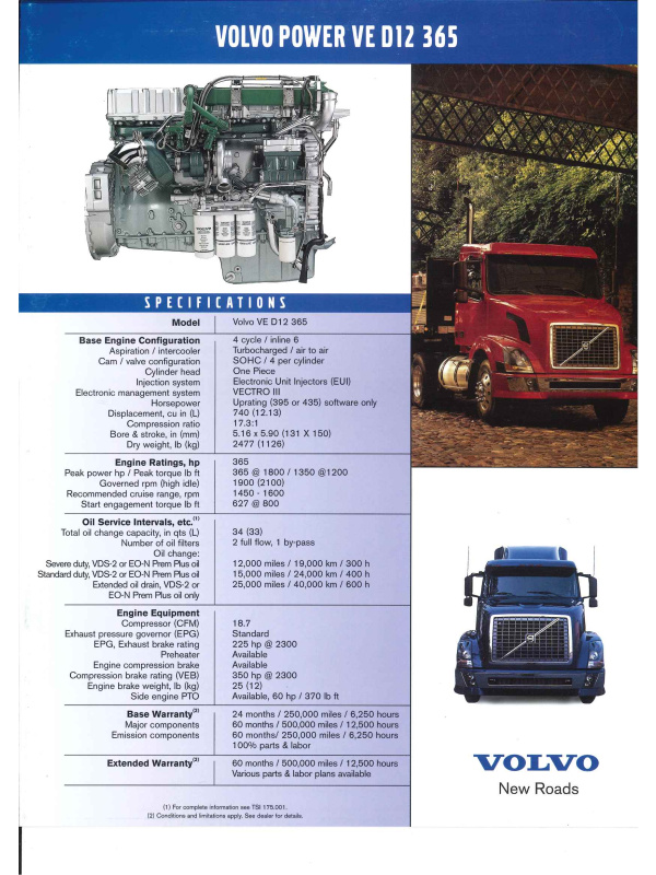 23-0564 brochure volvo d12 365
