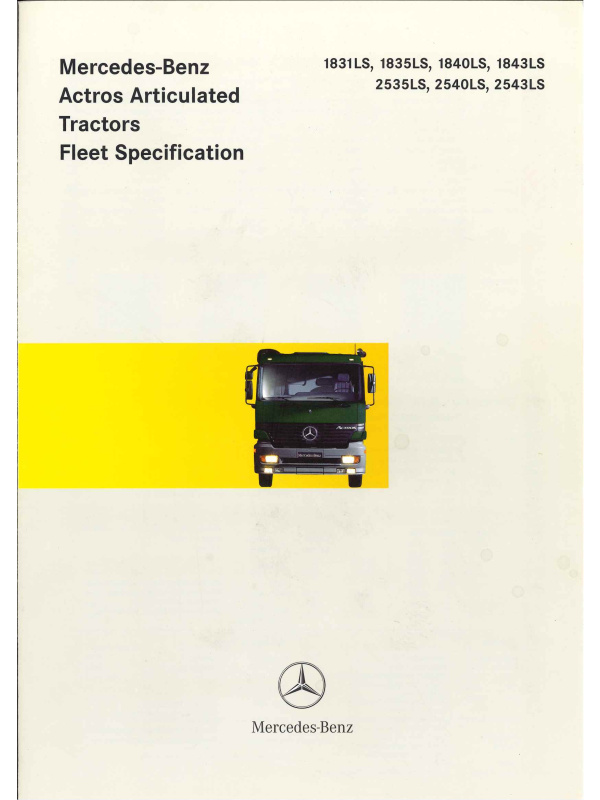 23-0379 brochure technique mercedes actros