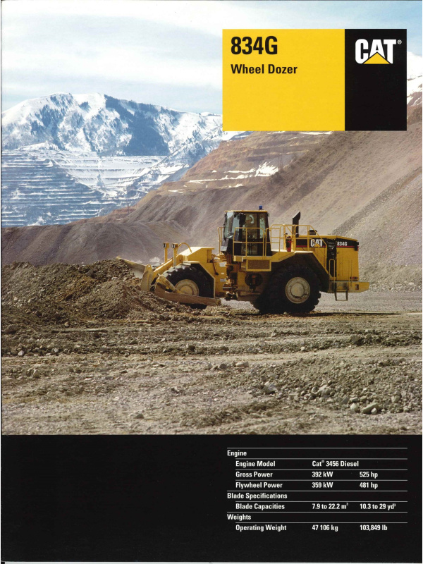23-0070 brochure caterpillar 545c