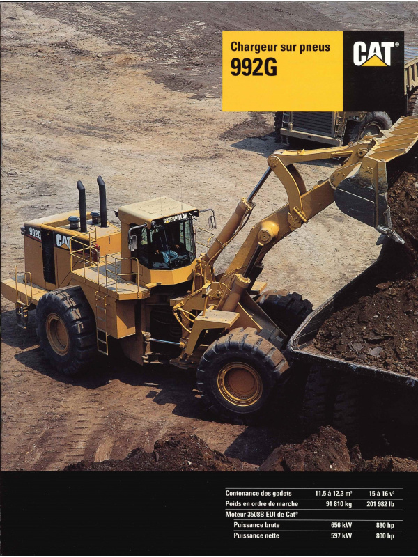 23-0072 brochure caterpillar 992g