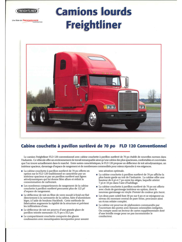 23-0674 freightliner fld conventionnel
