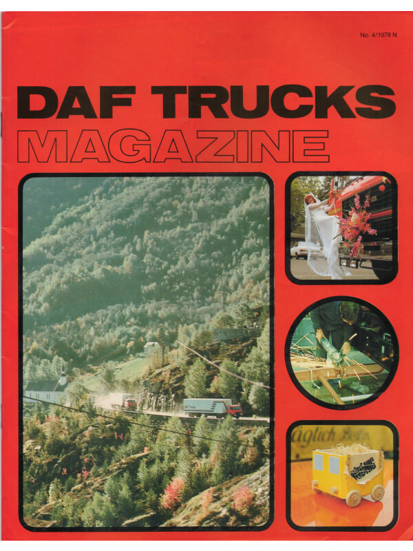25-0129 daf trucks magazine issue 2/1978