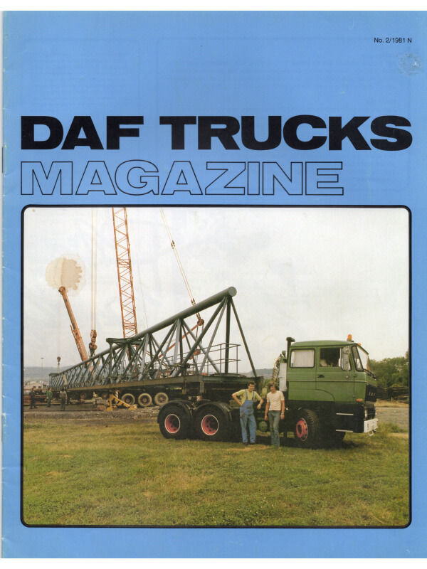 25-0129 daf trucks magazine issue 2/1978