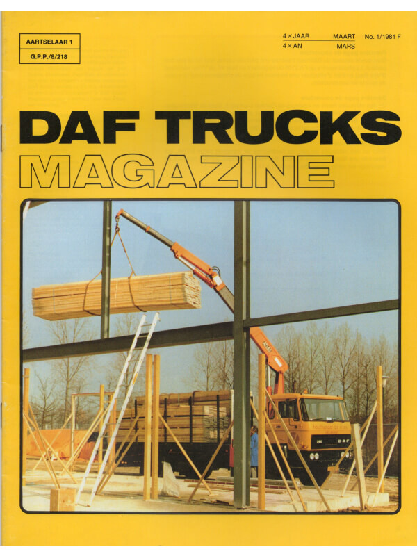 25-0160 daf trucks magazine numéro 2/1979
