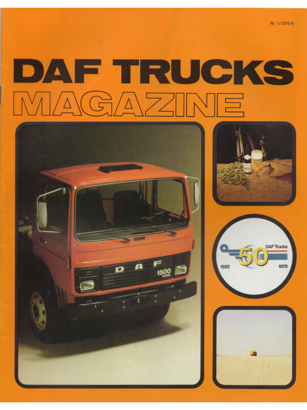 25-0123 daf trucks magazine issue 3/1976