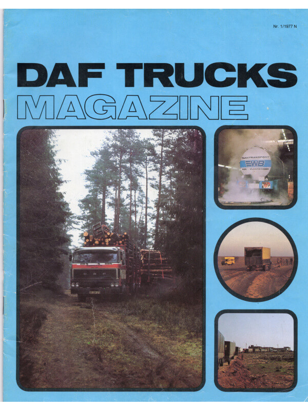 25-0126 daf trucks magazine issue 1/1977