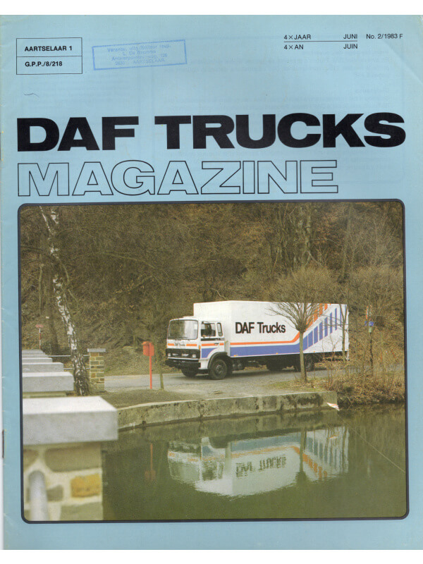25-0160 daf trucks magazine numéro 2/1979