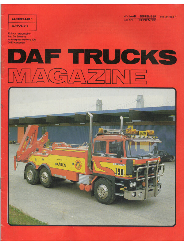 25-0160 daf trucks magazine numéro 2/1979