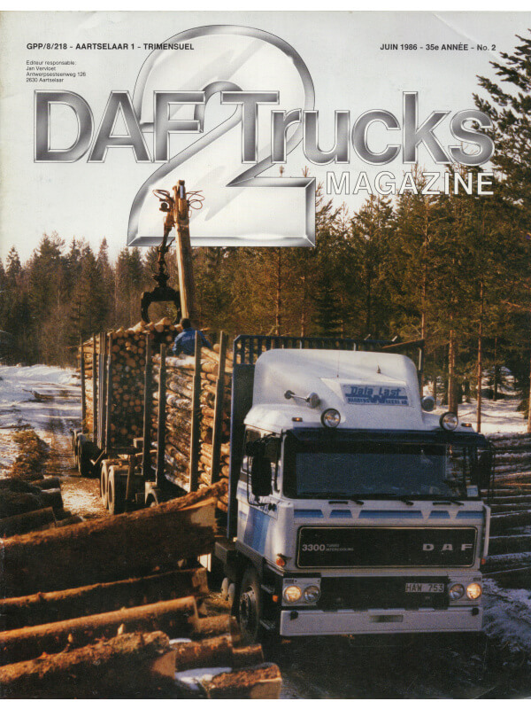 25-0235 daf trucks magazine numéro 2/1986