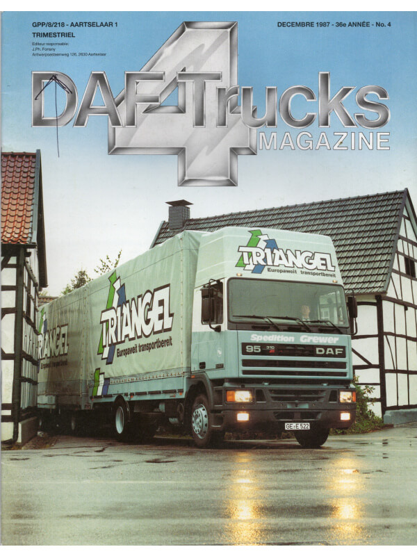 25-0235 daf trucks magazine numéro 2/1986