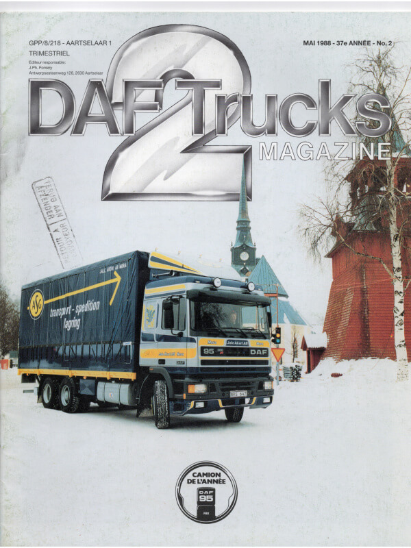 25-0235 daf trucks magazine numéro 2/1986