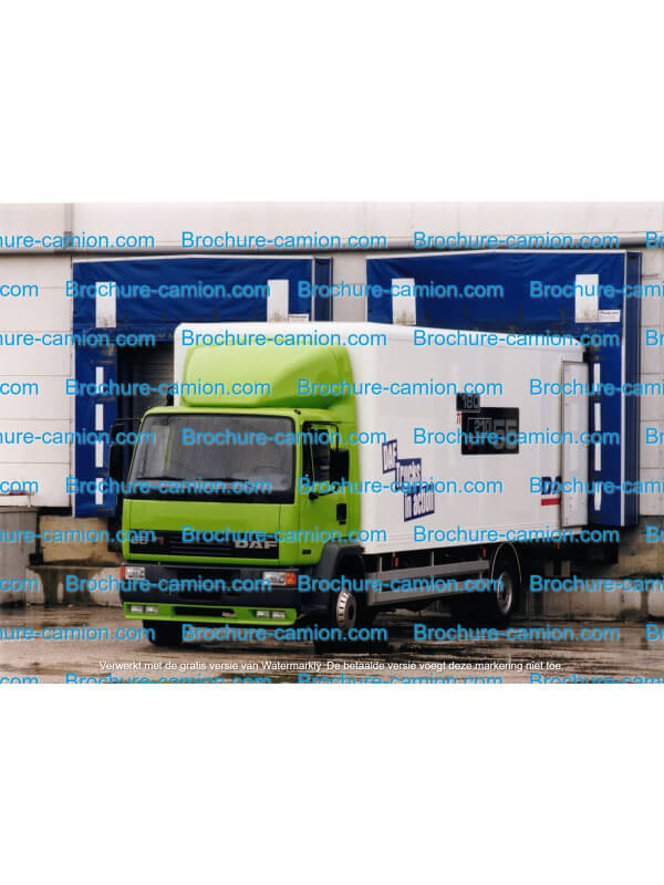 P001 photo d'usine daf 1998