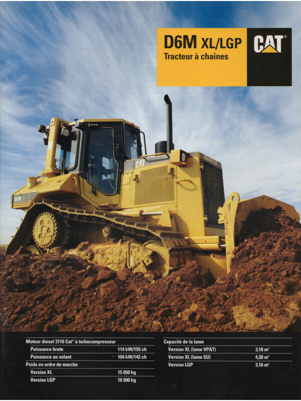 25-0404 caterpillar d6m xl/lgp