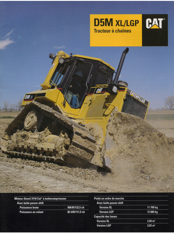 25-0405 caterpillar d5m xl/lgp
