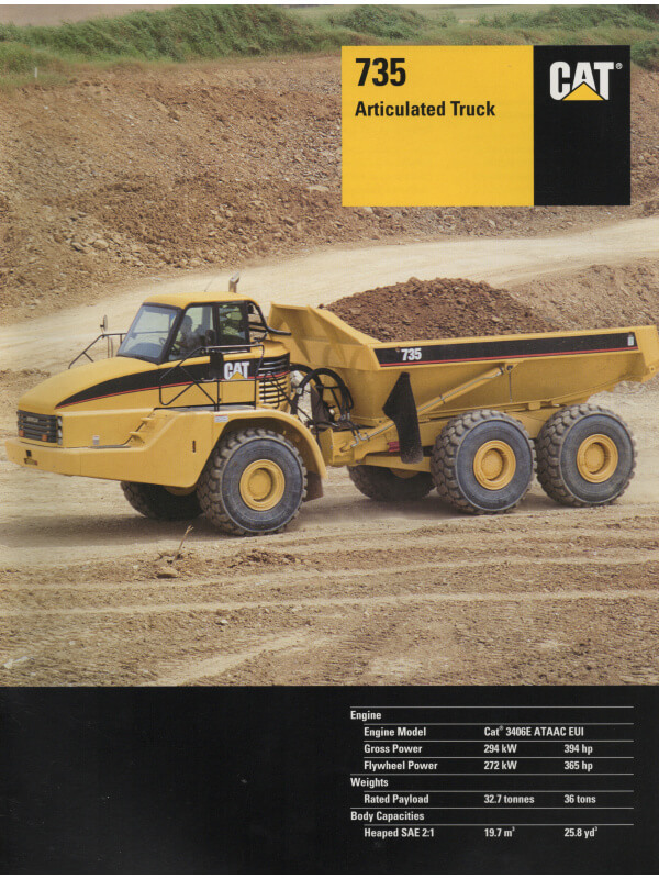 25-0410 caterpillar 735