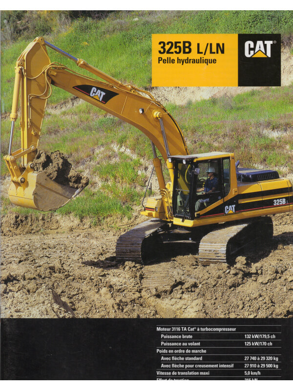 25-0415 caterpillar 325b l/ln
