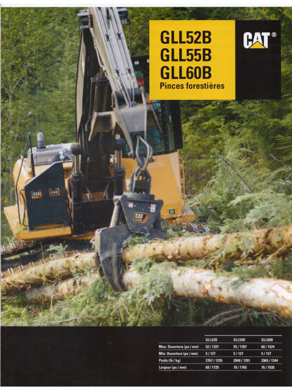 25-0421 caterpillar gll52b, gll55b, gll60b