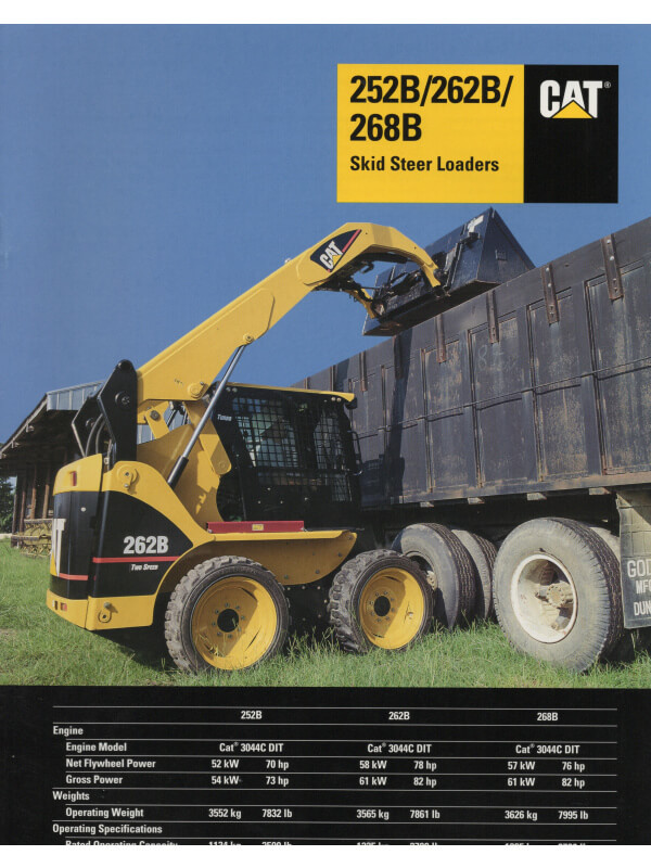 25-0431 caterpillar 252b, 262b, 268b
