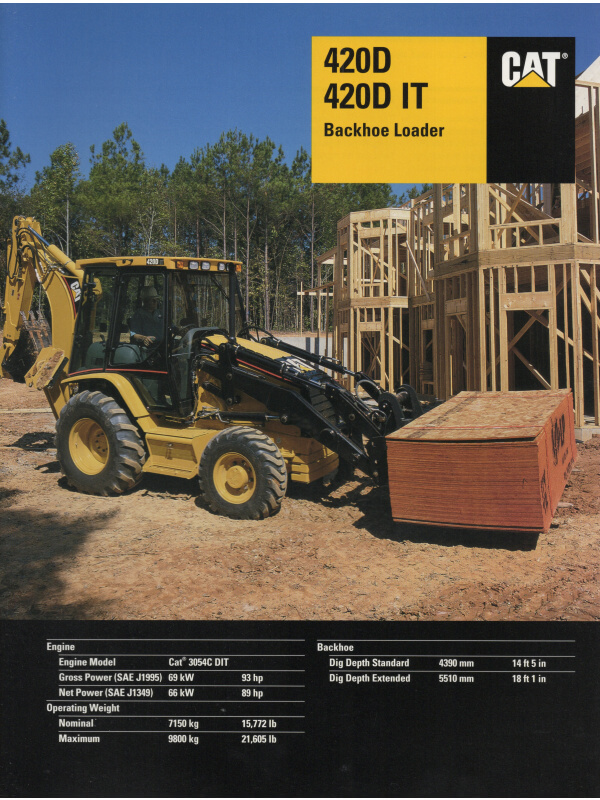 25-0432 caterpillar 420d, 420d it