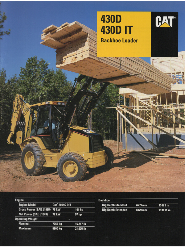 25-0433 caterpillar 430d, 430d it