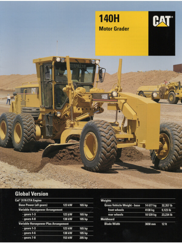 25-0455 caterpillar 140h