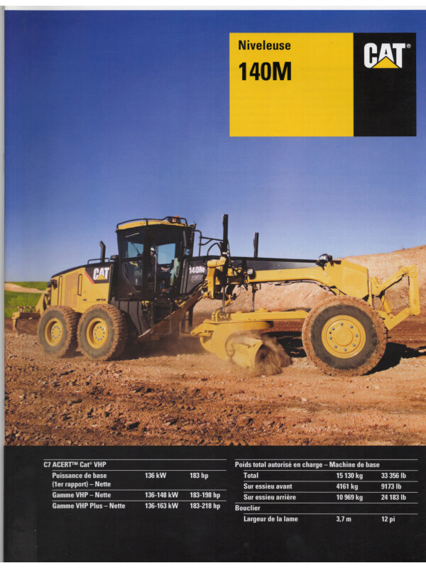 25-0456 caterpillar 140m