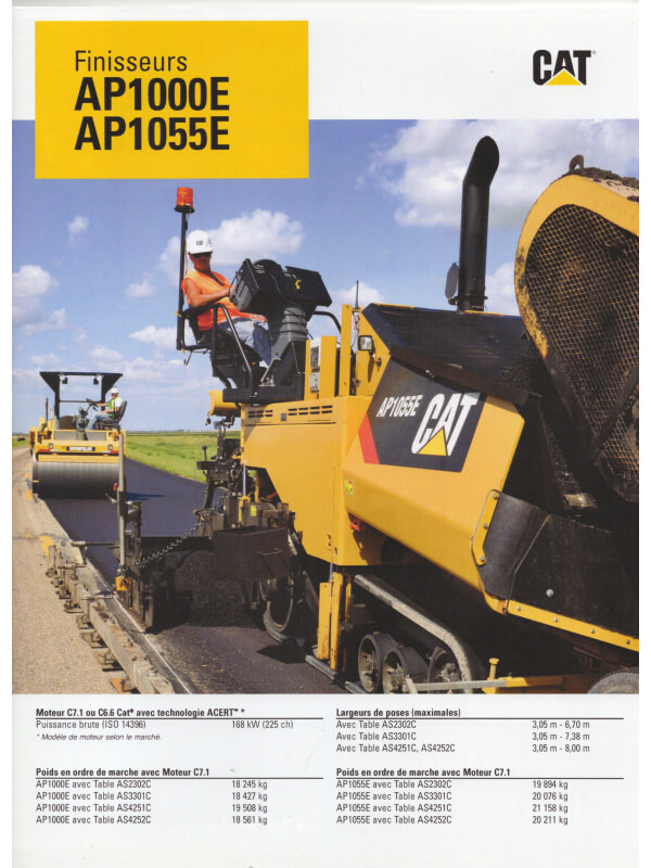 25-0464 caterpillar ap1000e, ap1055e