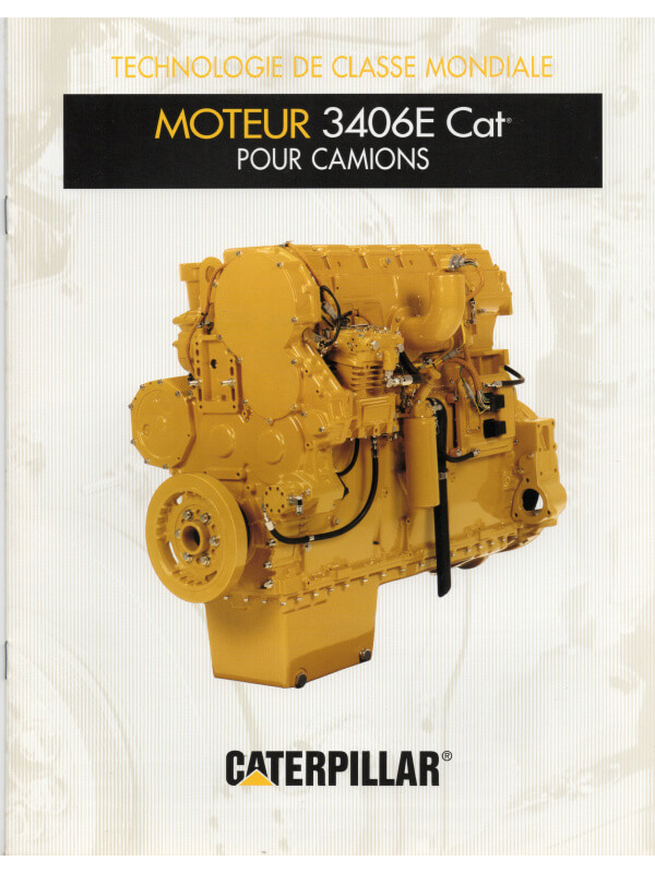 25-0472 caterpillar moteur pour camions 3406e