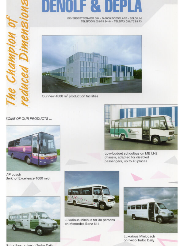 25-0605 denolf & depla gamme de produits